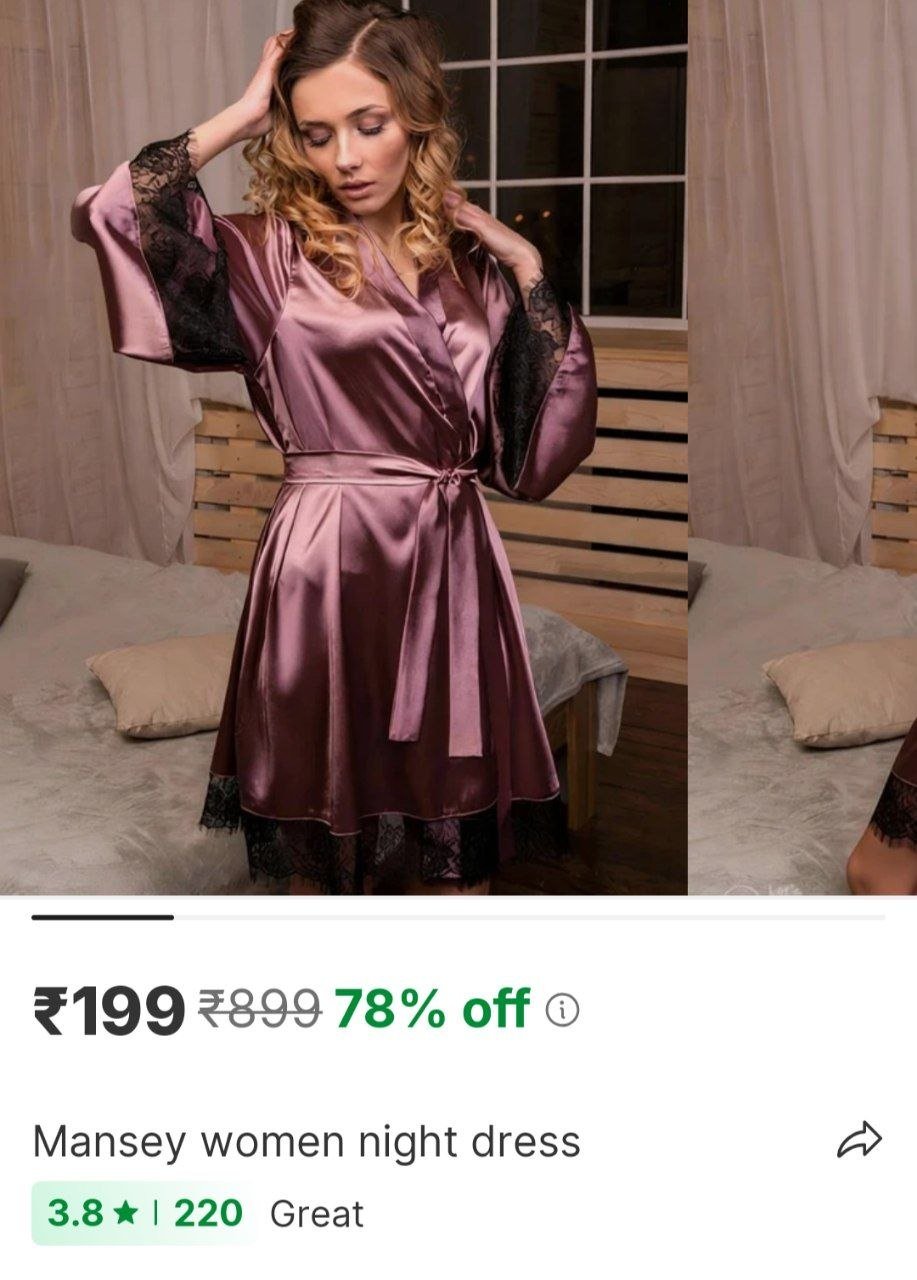 mansey women night dress
