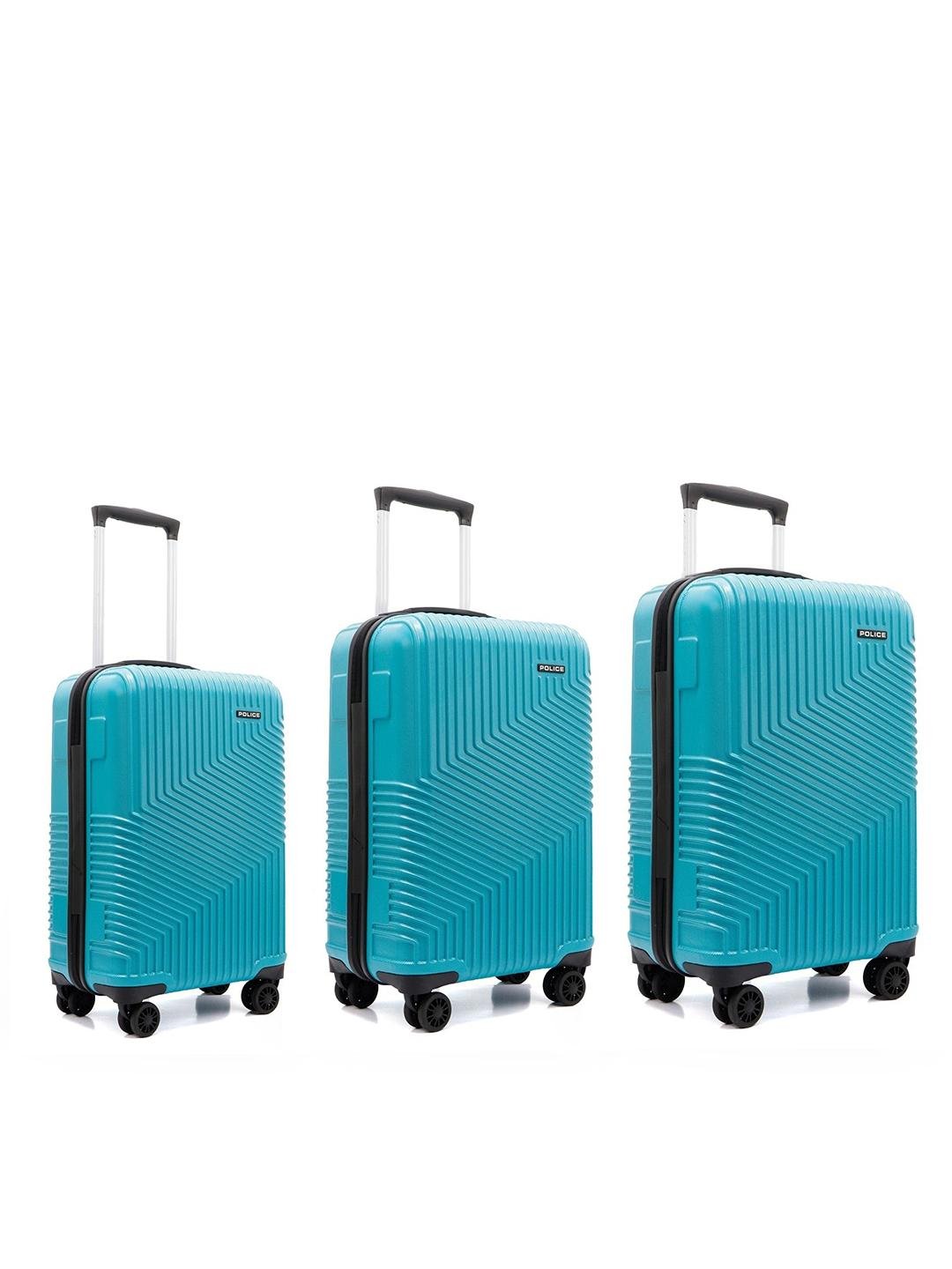 Buy Police Set Of 3 Trolley Suitcases -  - Accessories for Unisex