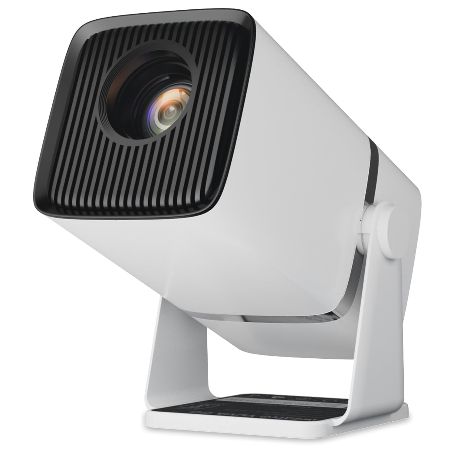 BIGASUO Yuva Go Plus, Full HD 1080p Native, Android/iOS Smart Home Projector 4k Ultra HD, Rotatable Design, Auto & 4D Keystone with Netflix, etc, WiFi 6 & BT, Screen Mirroring