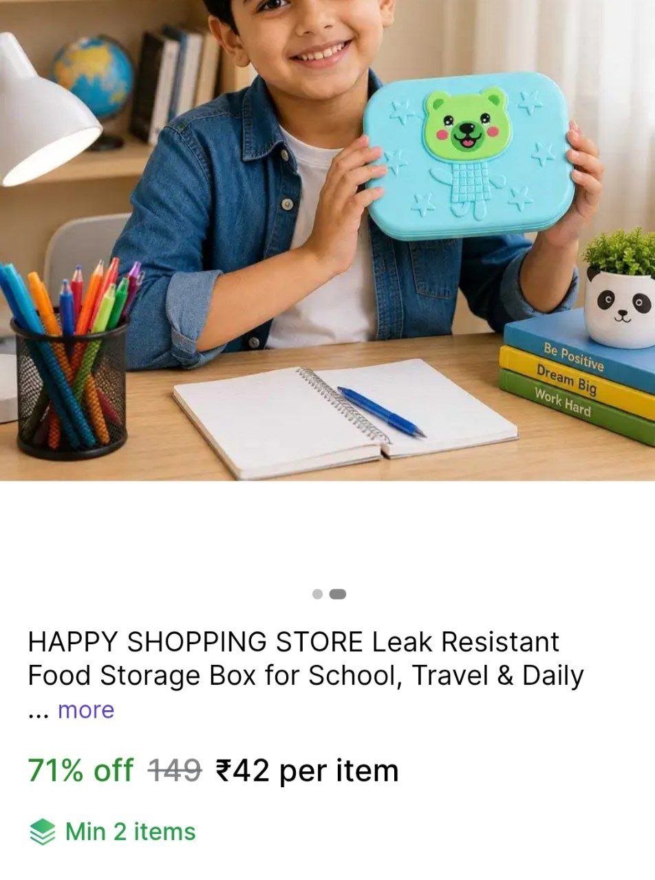 happy shopping store leak resistant food storage box school travel daily use 1 containers lunch
