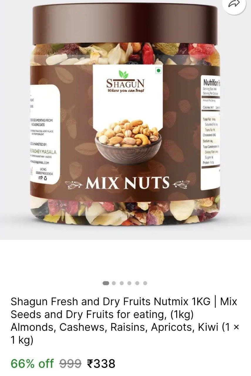 shagun fresh dry fruits nutmix 1kg mix seeds eating 1kg almonds cashews raisins apricots kiwi