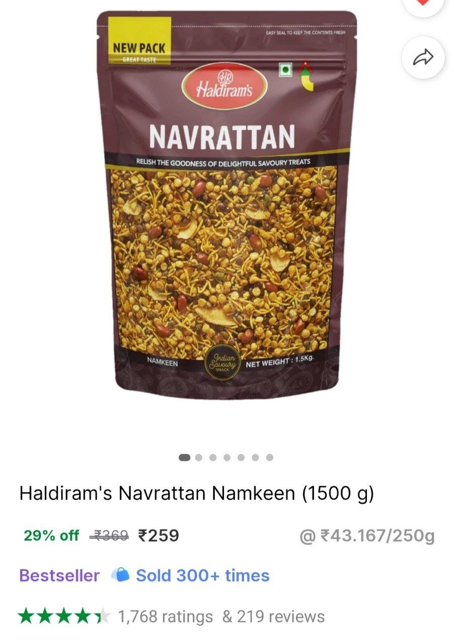 haldiram s navrattan namkeen
