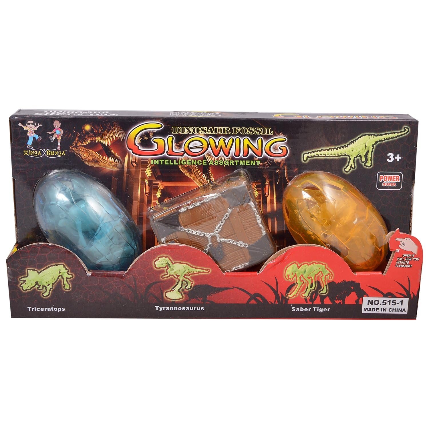 Dino Fossil 3 In 1 Set - Multicolor
