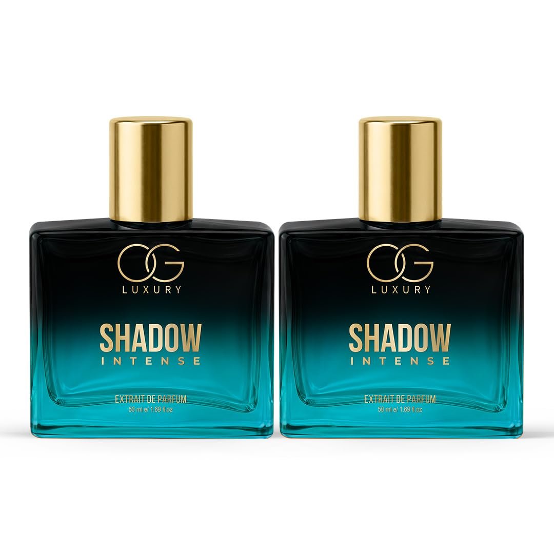 Shadow Intense Perfume | Luxury Fragrances | Long lasting, Premium Perfume| Gift for Men, 50ml Each, Pack of 2