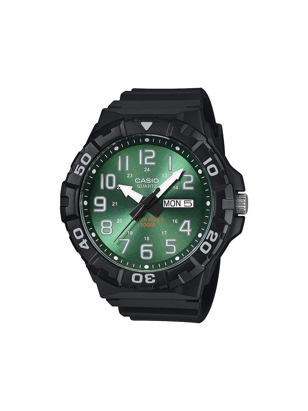 Buy CASIO Unisex Dial & Straps Analogue Date Aperture Watch A2490 -  - Accessories for Unisex