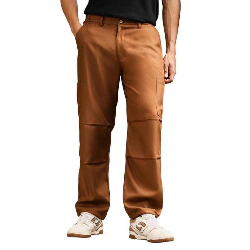 Campus Sutra Trousers Mid Rise Side Elasticaed