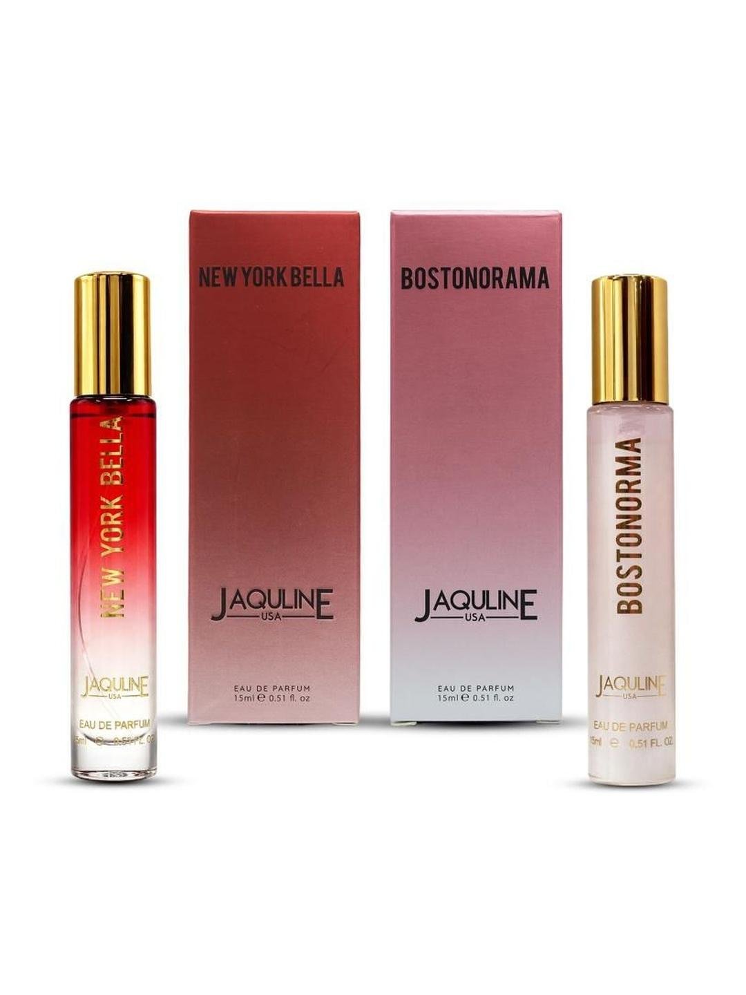 Buy Jaquline USA Set Of 2 New York Bella & Bostonorama Eau De Parfum   15 Ml Each -  - Personal Care for Unisex