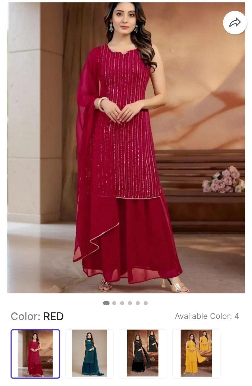 shiv creation women kurta pyjama dupatta set