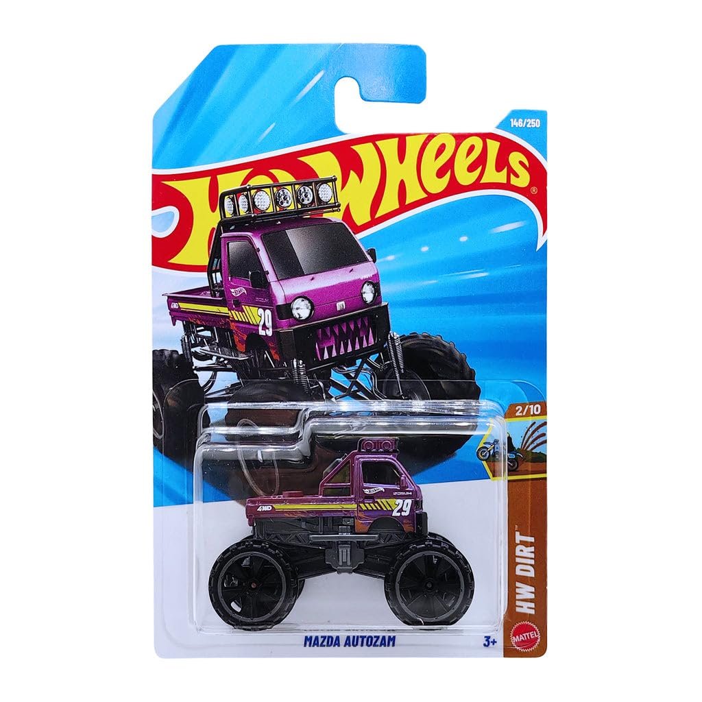 Hot Wheels Mazda Autozam HW Dirt Ages 3 and Up 146/250 (Purple)
