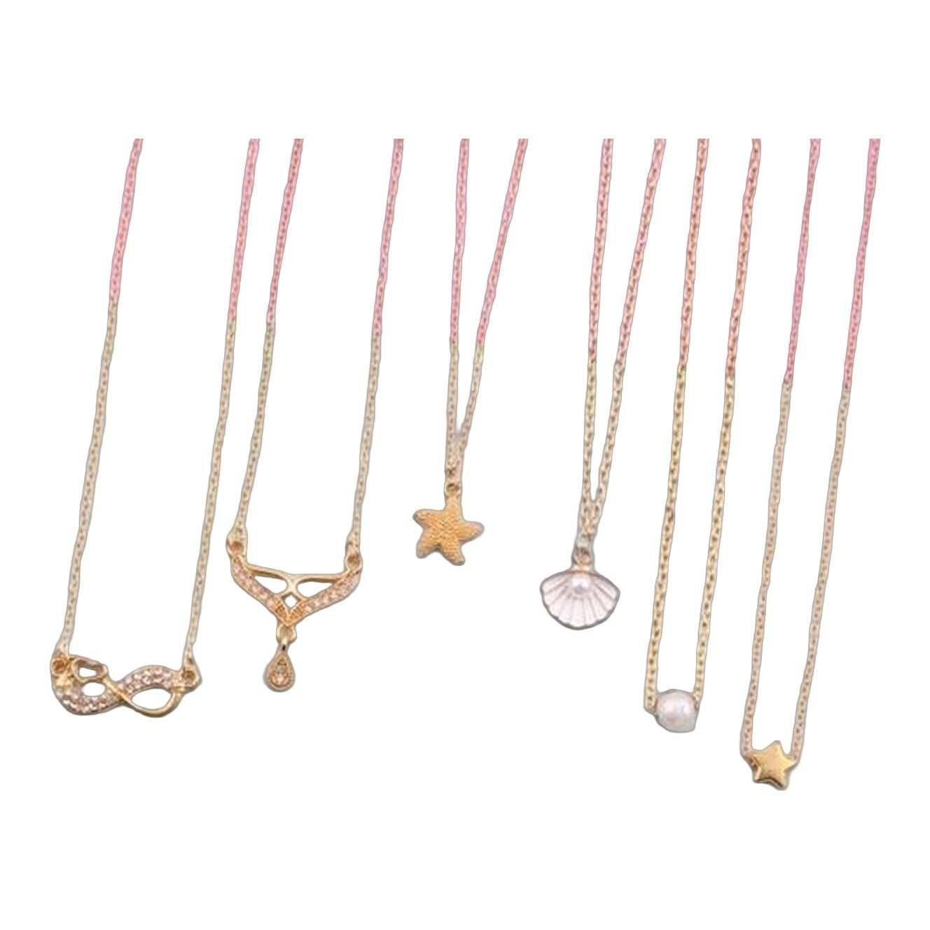 SYNTORA Ethnic & Modern Necklace Set – Combo of 6 (Multi-Color) Necklace for Women & Girls | Fashion Jewellery Necklace for Special party, occassions, traditional functions and fancy wear