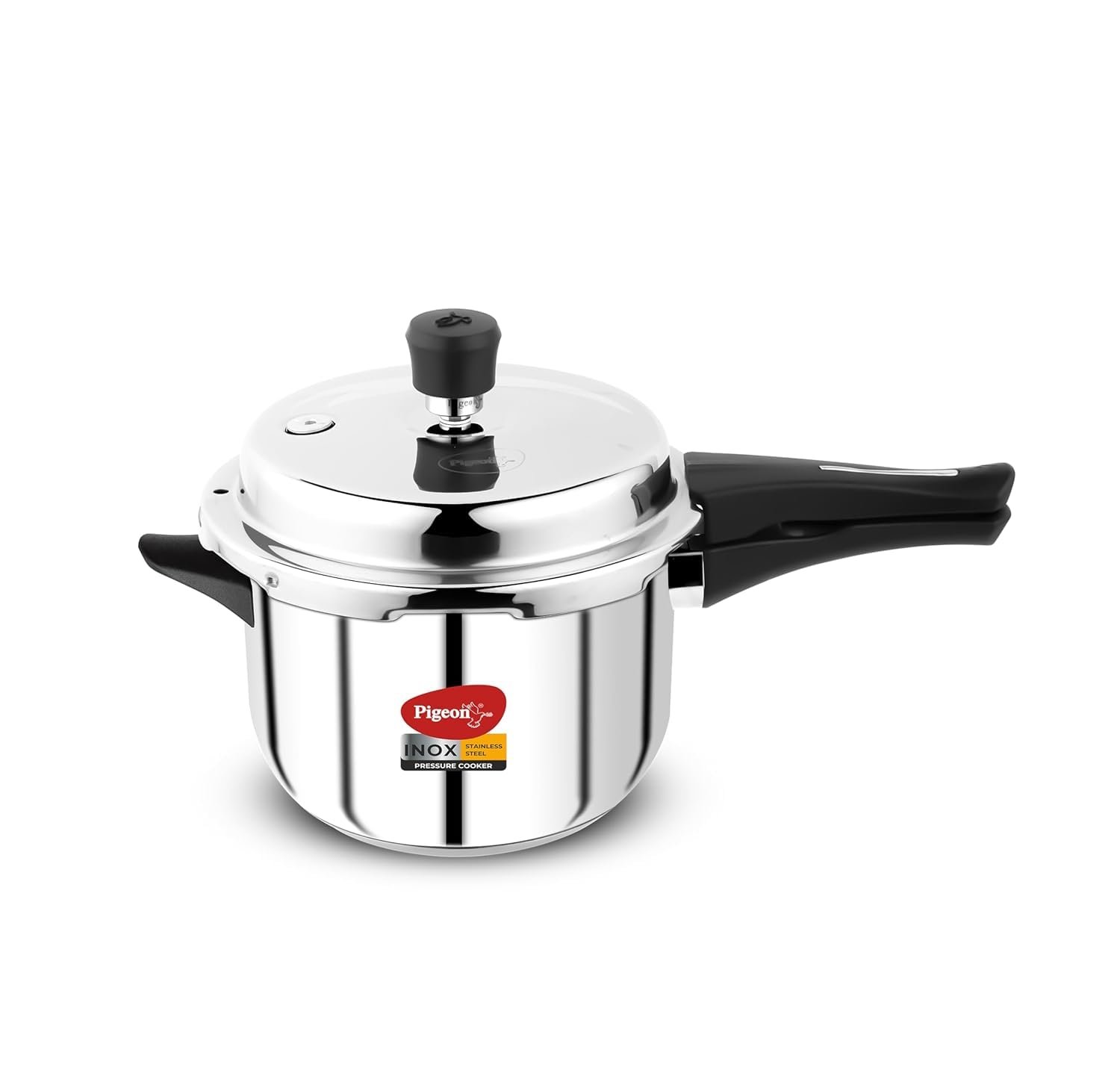 Pigeon by Stovekraft Inox Stainless Steel pressure cooker 5 litre|Induction and Gas Stove Compatible