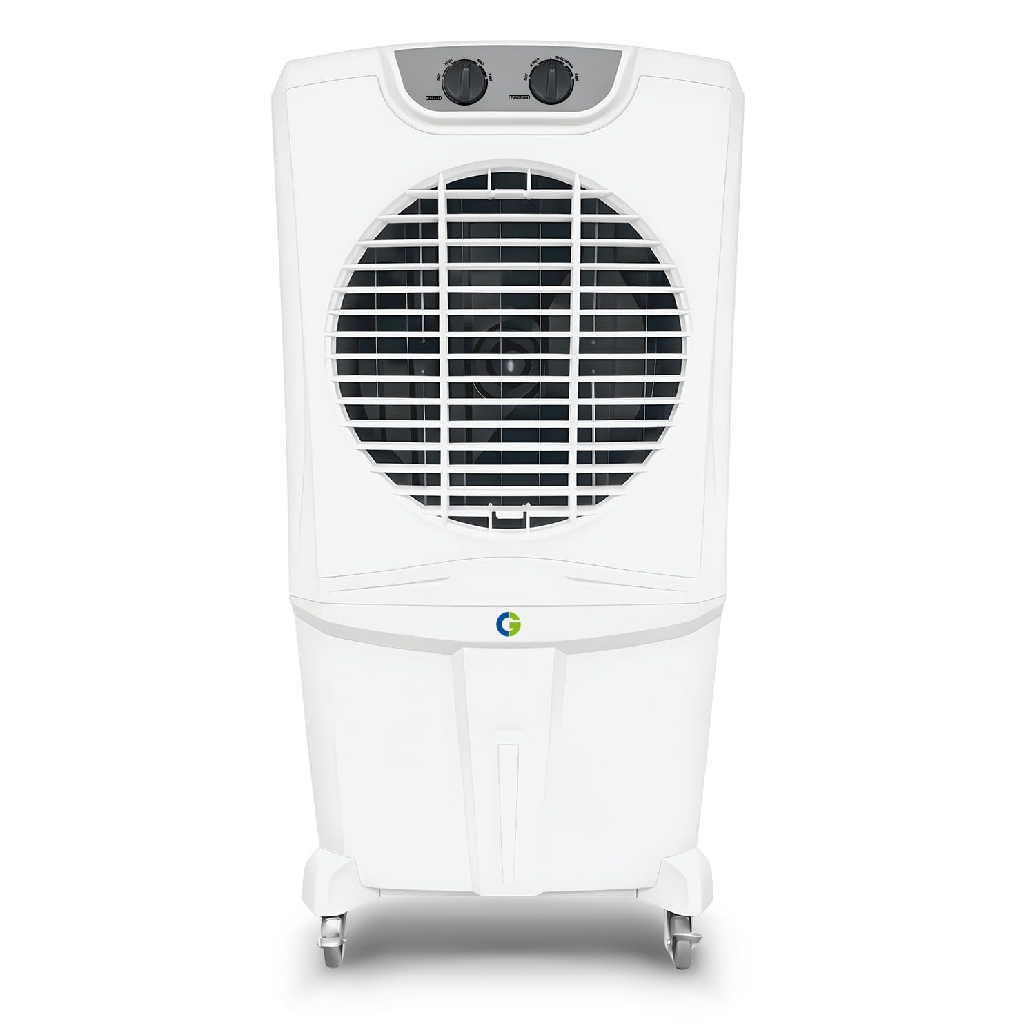CG Beluga 115L Desert Air Cooler for Home | Inverter Compatible | Ice Chamber | Castor Wheels | Water Level Indicator | Up to 45 Ft Air Throw | 3 Yr Motor and Pump Warranty | 1 Yr Product Warranty