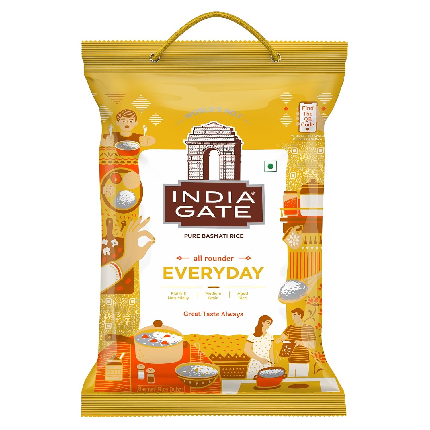 India Gate Basmati Rice Everyday 5 kg