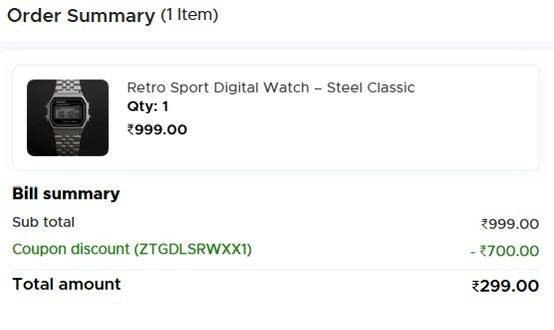 Retro Sport Digital Watch – Steel Classic