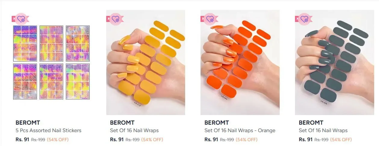 Myntra | Upto 55% Off On Beromt Nail Art And Care