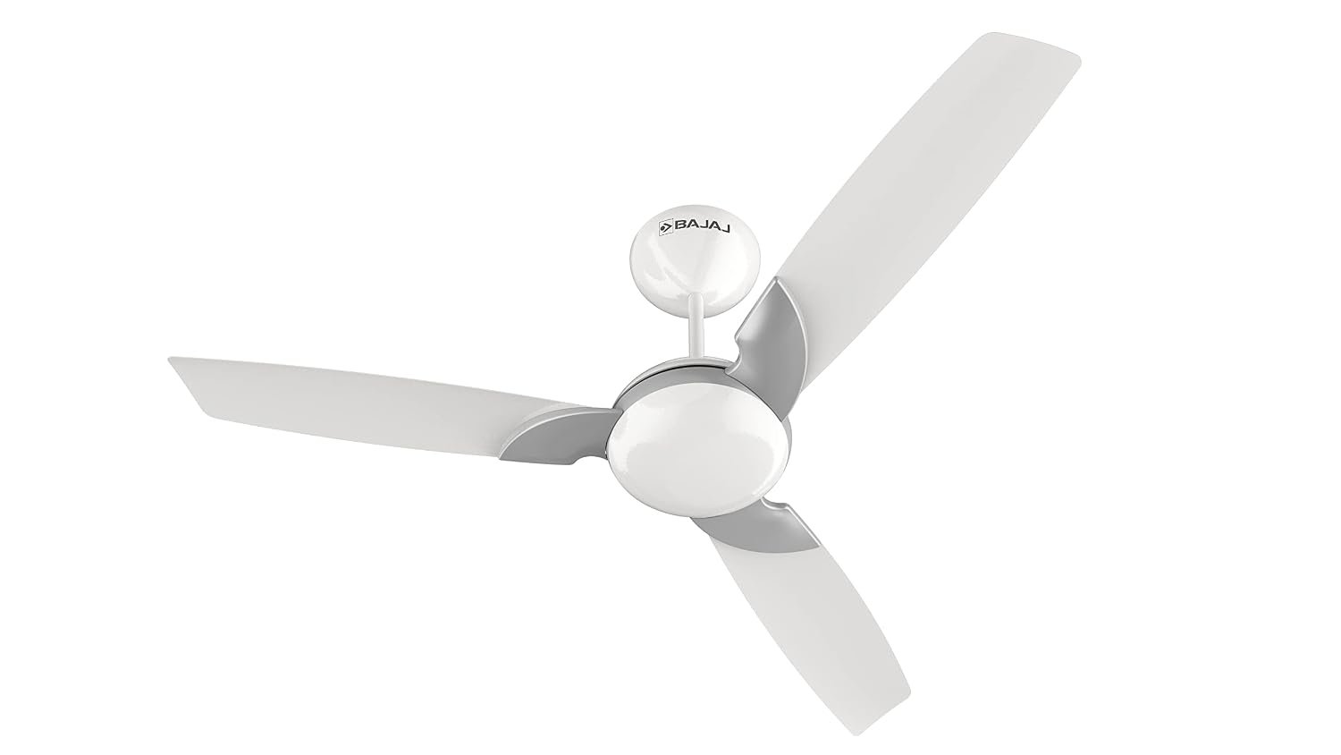 Bajaj Harrier NXG EE 1200MM 1 Star Rated Ceiling Fans For Home | BEE Stars Rated Energy Efficient Ceiling Fan | Anti-Viral & Anti-Bacterial | High Air Delivery | 2-Yrs Warranty 【White & Silver