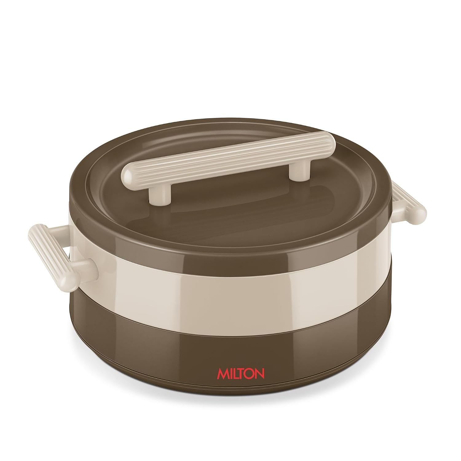 MILTON Valenza 1500 Insulated Inner Stainless Steel Casserole for Roti, 1250ml | Hot Box for Kitchen | Keeps Food Hot & Fresh | BPA-Free, Durable & Easy to Carry | Hot Pot with Lid for Home, B