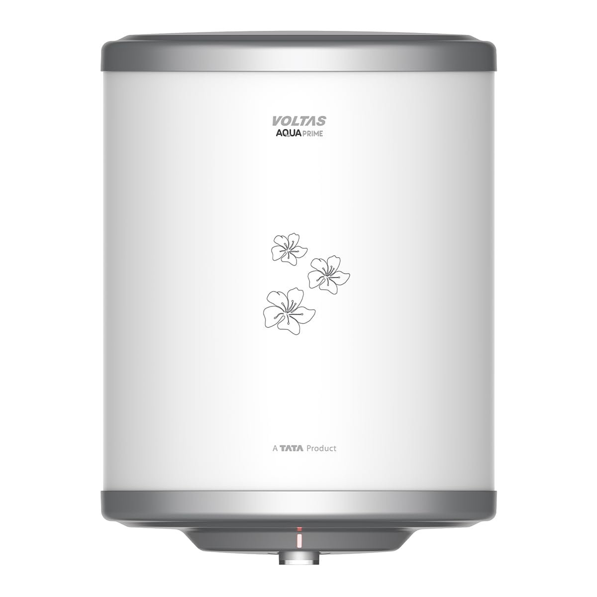 Voltas Aqua Prime 10L, 4 Star Vertical Mounting 2000W Water Heater, with Quartzline Technology (Glassline Tank), Warranty: 2 year on product, 3 year on element, 7 year on tank