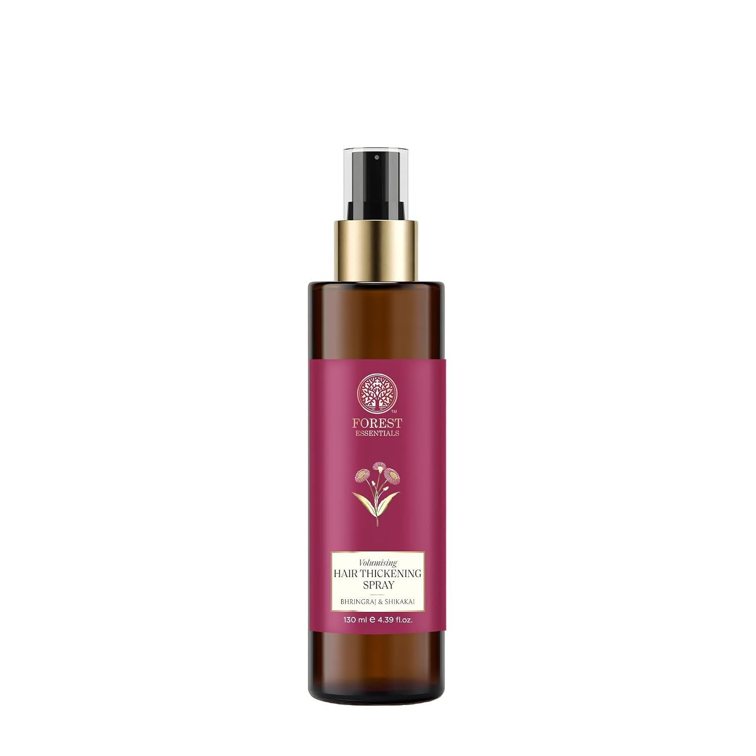 Forest Essentials Hair Thickening Spray Bhringraj & Shikakai | Volumizing Spray for Thicker, Fuller Hair | With Vitamin B5 & Keratin | Reduces Hair Fall