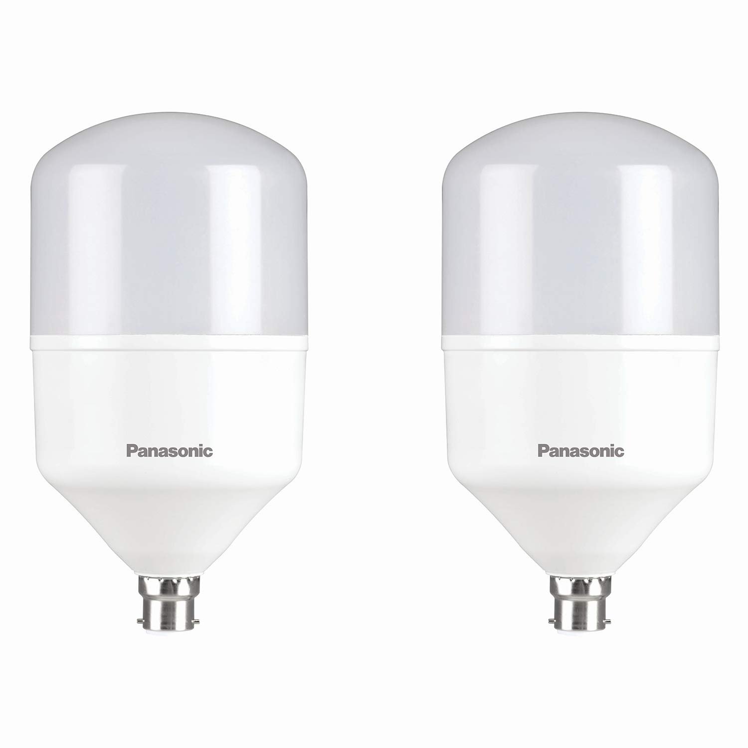Panasonic 50W B22 LED Cool Day Light Bulb, Pack of 2, (PBUM04507-pk2)