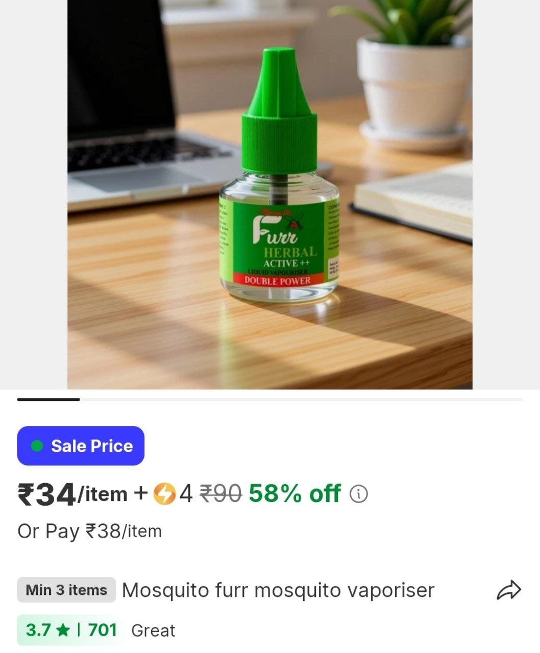 mosquito furr mosquito vaporiser
