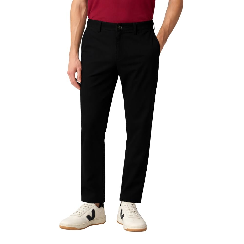 Men's Casual Regular Fit Cotton Pants | Chinos | Trousers