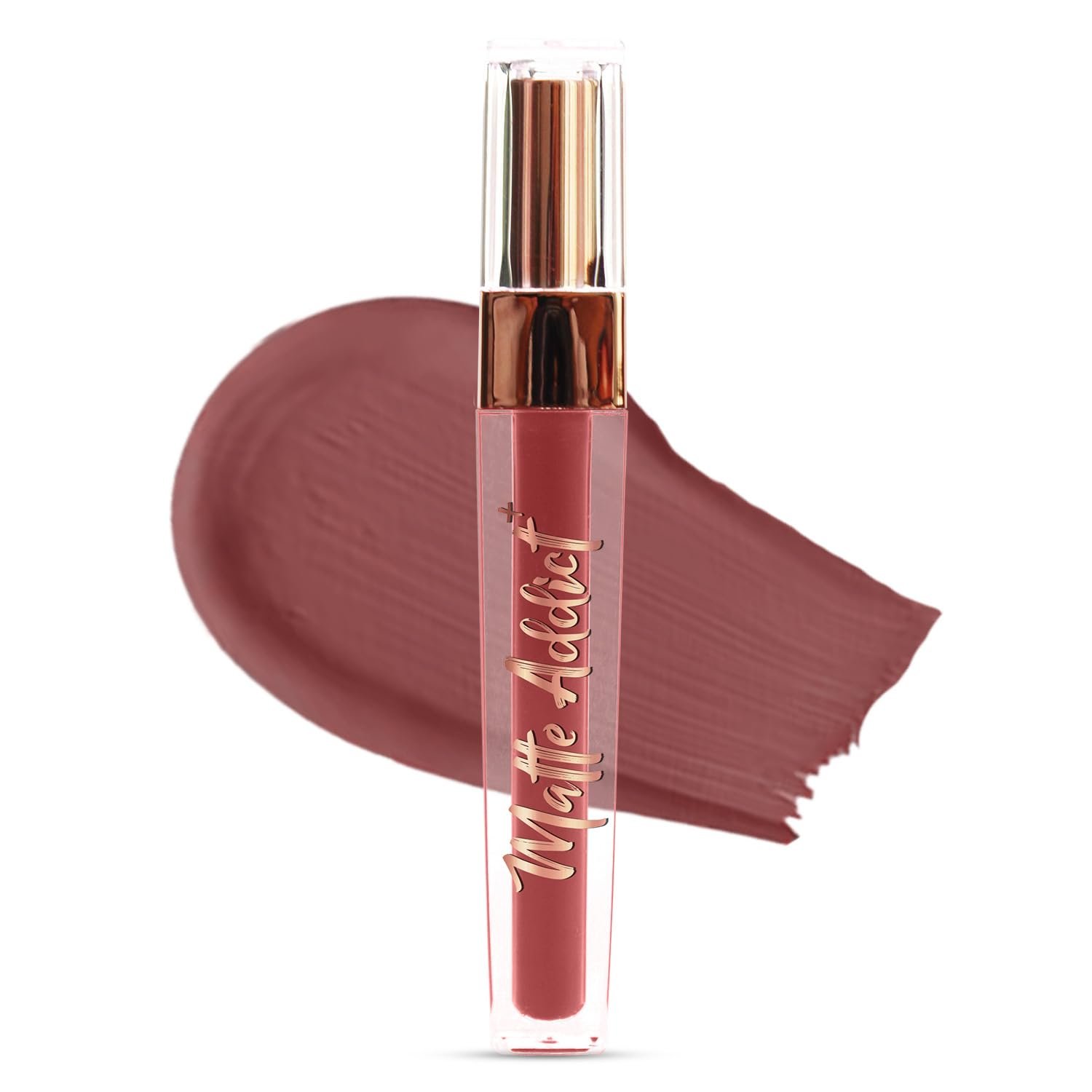JAQULINE USA Matte Addict Liquid Lipstick | 8Hr Long Lasting | Lightweight | Transfer Proof | Intense Color Payoff | Stunning Matte Finish | Hydrating Formula | Spring Petal 05, 3.5ml