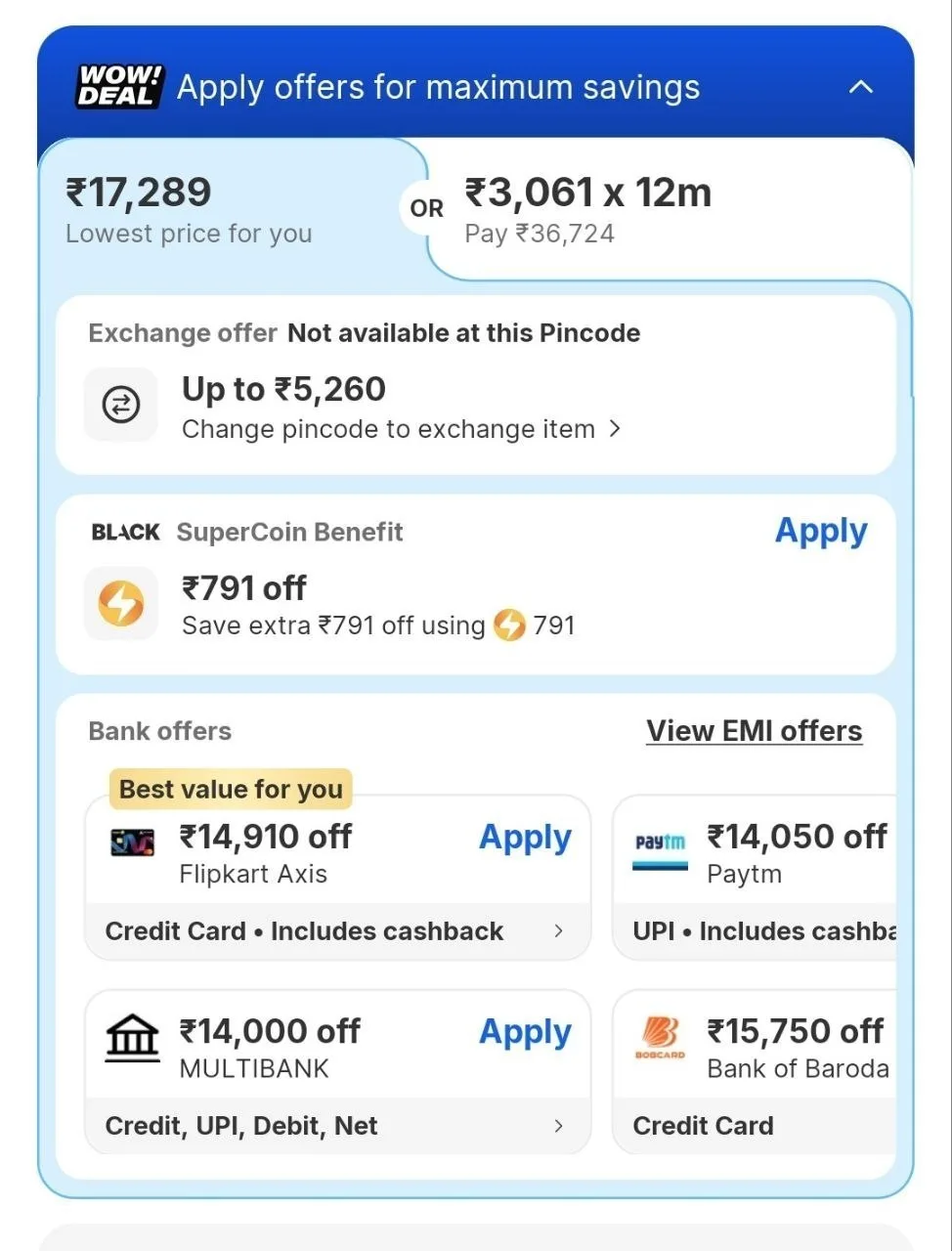 Washing machine at loot price