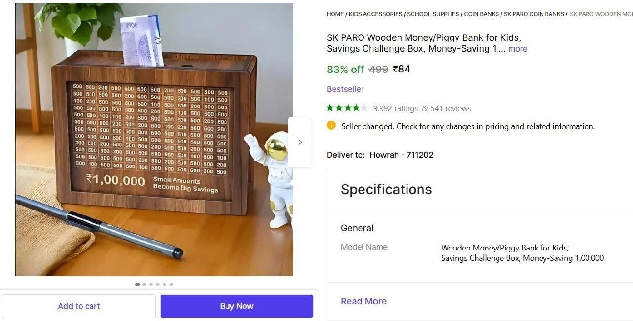 sk paro wooden money piggy bank kids savings challenge box money saving 1 00 000 coin