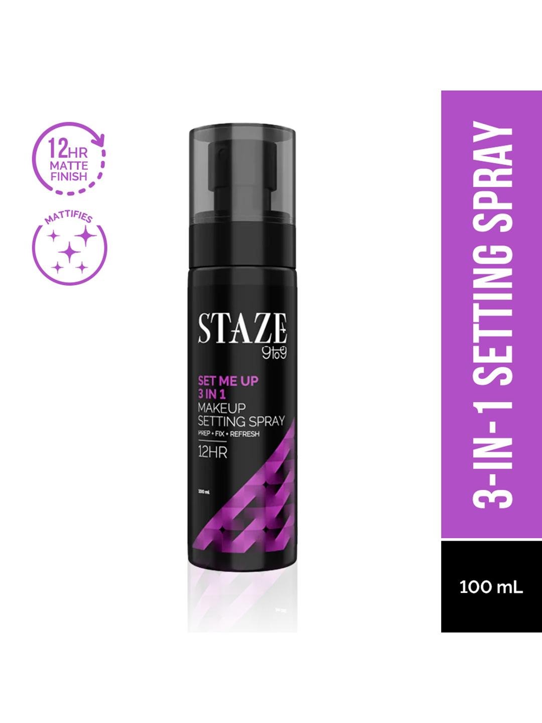 Buy STAZE 9to9 Set Me Up 3 In 1 Prep + Fix + Refresh Makeup Setting Spray   100 Ml -  - Personal Care for Women