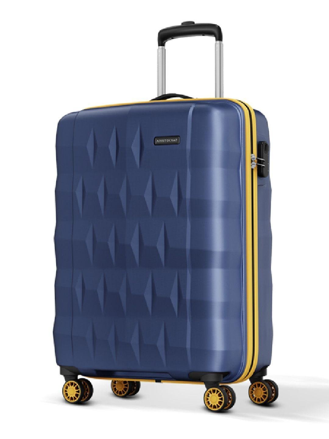 Buy Aristocrat Comet Blue Small Hard Luggage 56cm Cabin Trolley Bag With Smooth 8 Wheel -  - Accessories for Unisex