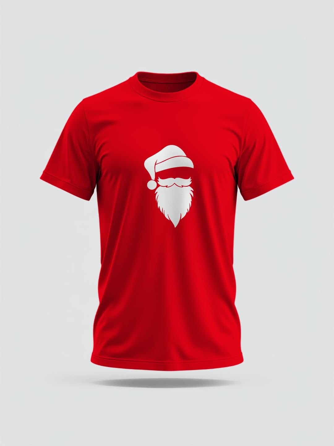MerchX Christmas Vibes Unisex T-Shirt |Festive Holiday Graphic Tee|Red|Small
