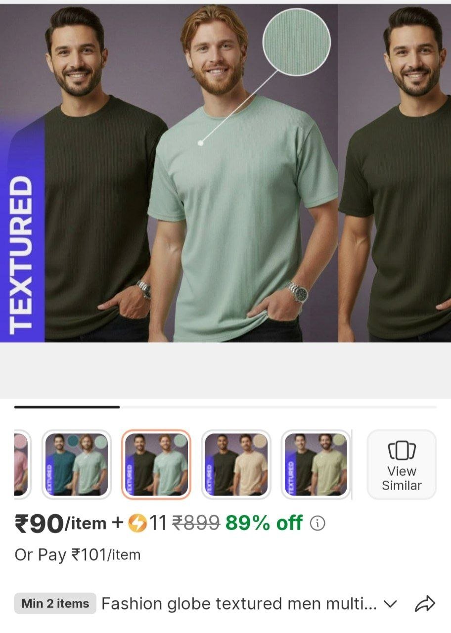 fashion globe textured men multicolor t shirt