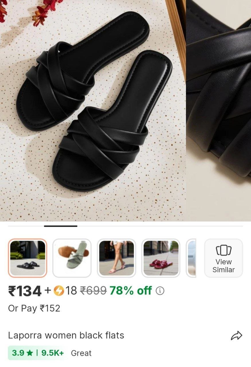 laporra women black flats