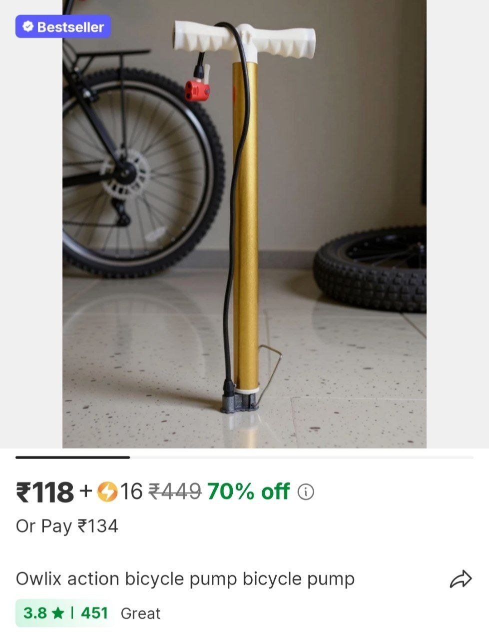 owlix action bicycle pump bicycle pump