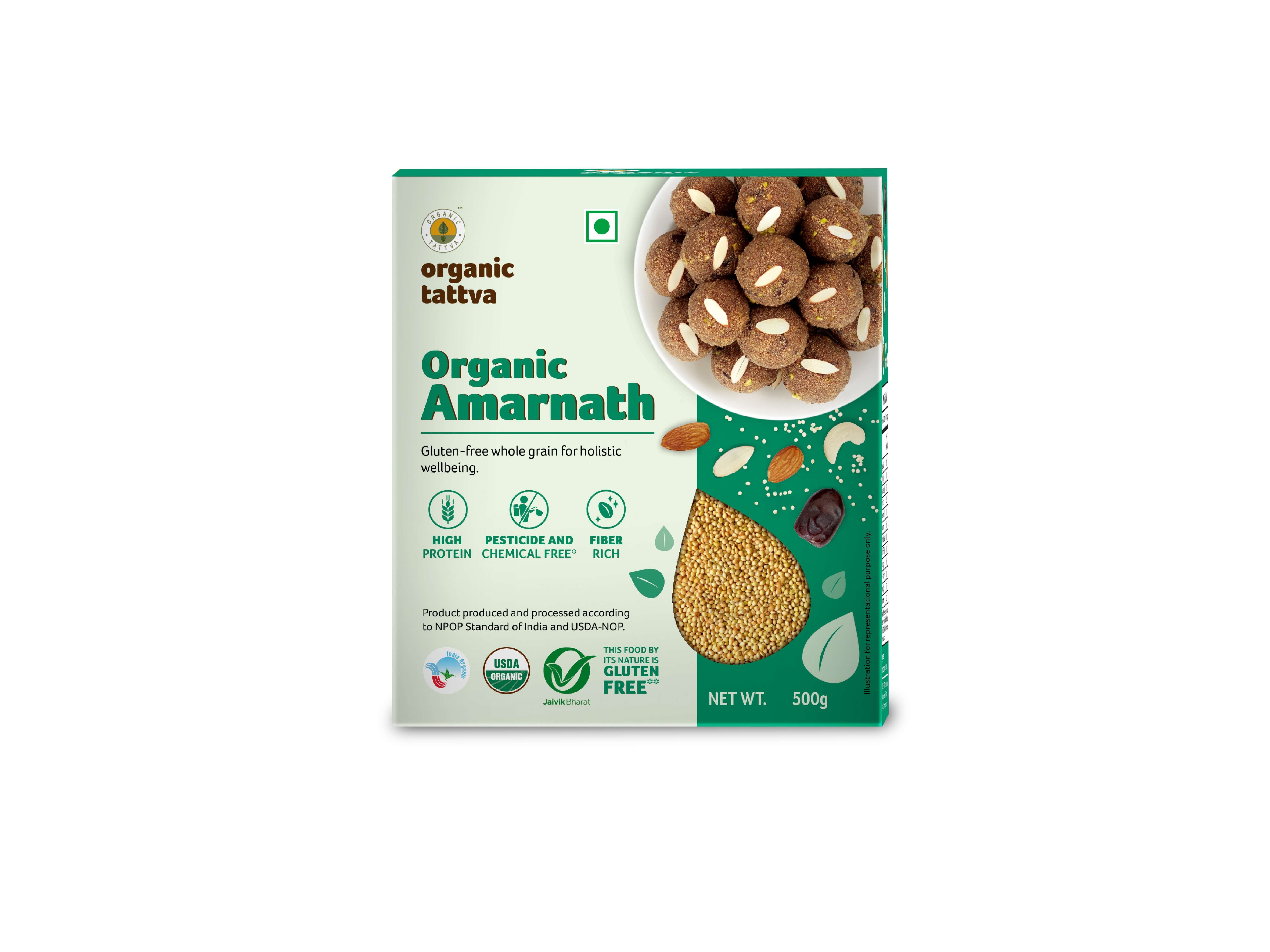 Organic Amaranth Seeds 500g