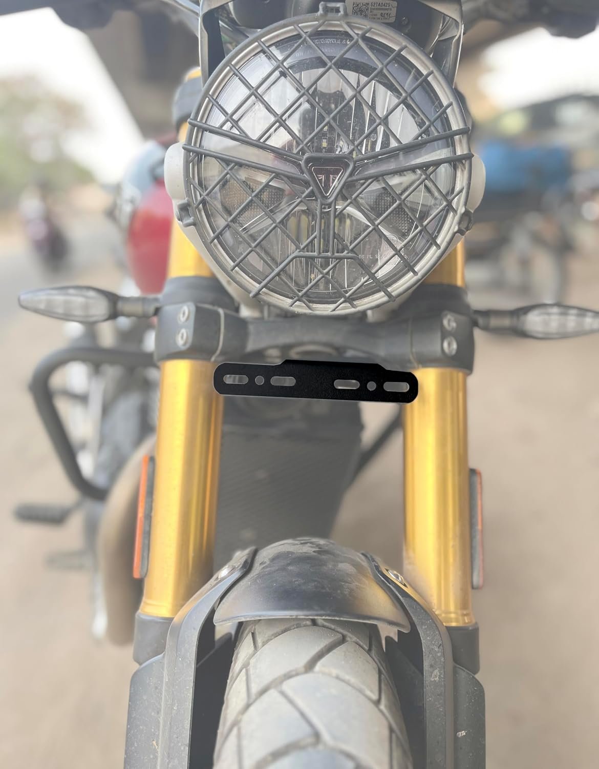 L3 Modz Triumph Speed 400 | Triumph Scrambler 400x Number Plate Relocation Clamp