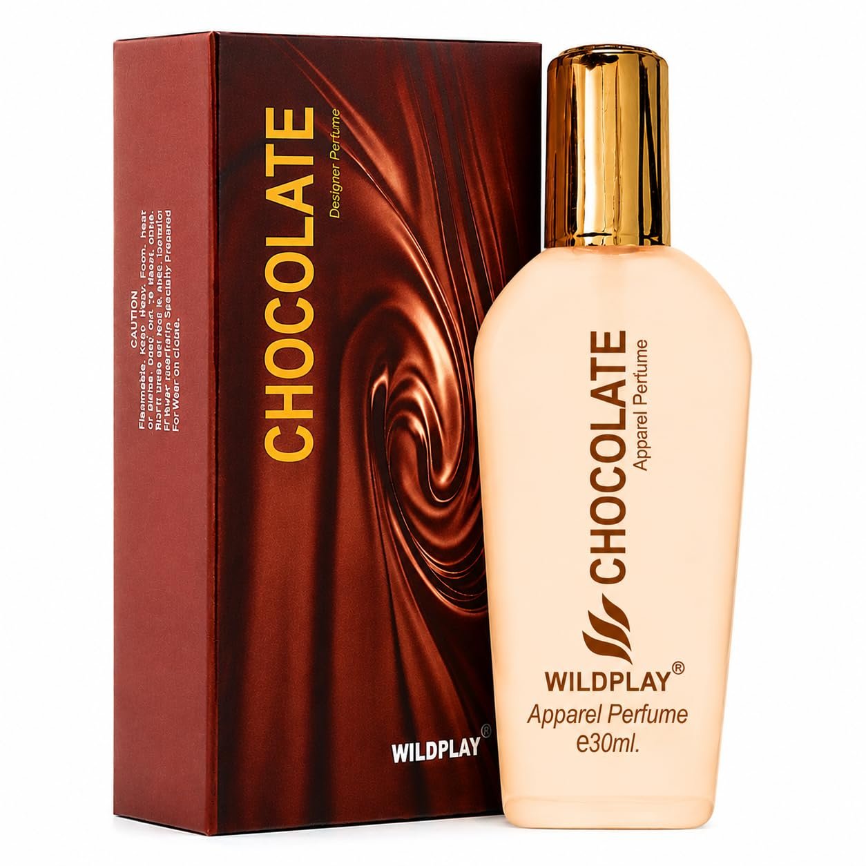 Wildplay Chocolate Spray Perfume for Men & Women – Sweet, Warm & Inviting Unisex Fragrance with Rich Cocoa Notes, Long-Lasting Scent, Perfect for Everyday & Gifting (30ml)