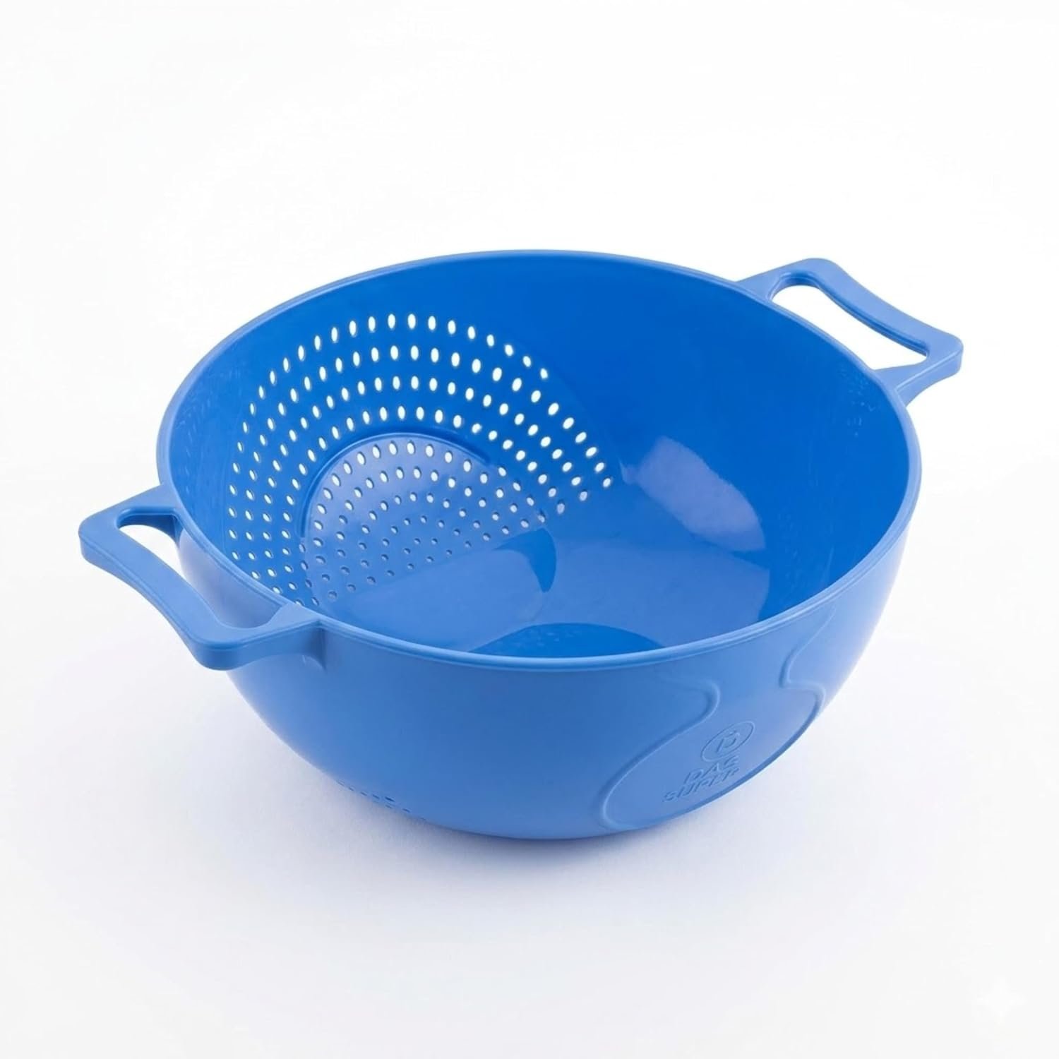 Rice Washer Bowl Kitchen Rinse Bowl with Side Drain Holes | Multiuse Washing Tub for Dal, Noodles, Produce & Grains | Easy Flow Straining Container with Grip Handles | BPA Free Utility Basket