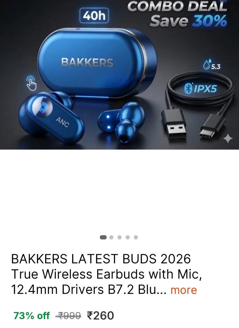 bakkers latest buds 2026 true wireless earbuds mic 12 4mm drivers b7 2 bluetooth gaming headset