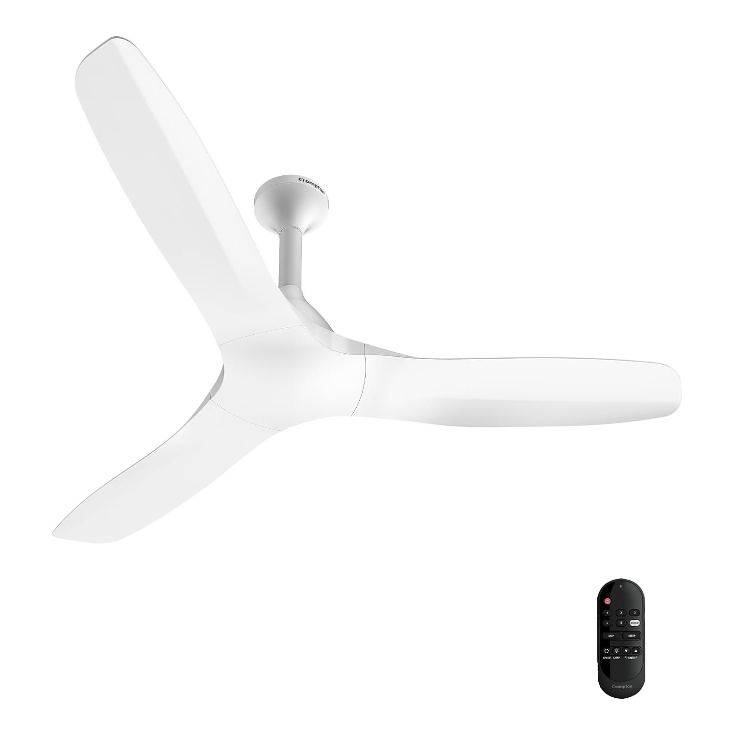 Crompton Silent Pro Fluido Wave 1200mm iOT BLDC Ceiling Fan | Luxury Design | Wi-Fi, Bluetooth & Remote | Alexa & Ok Google | Fine Speed Tuning | Low Noise | 4 Year Brand Warranty | Conch Crea