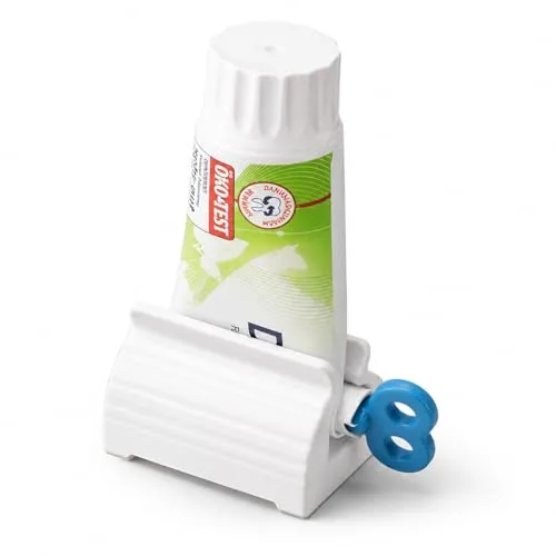 Toothpaste Squeezer with Rolling Holder | Rotatable Toothpas...