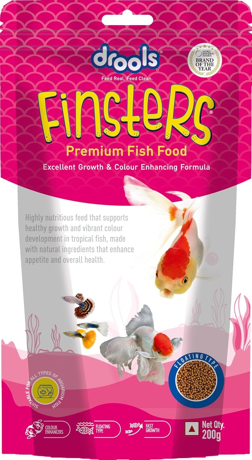 Drools Finsters Premium Fish Food 200g Pouch