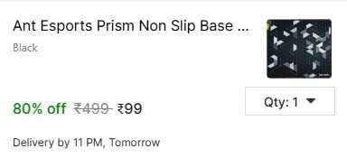 ant esports prism non slip base mousepad
