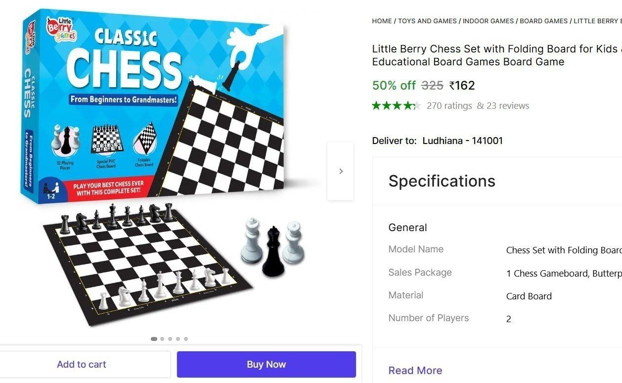 little berry chess set folding board kids adults educational games travel game