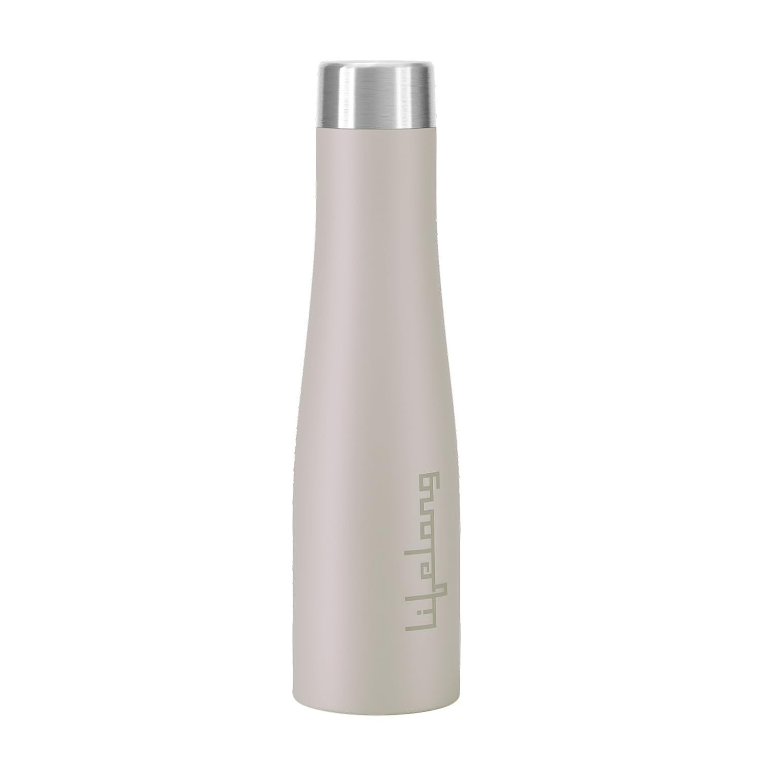 Lifelong Stainless Steel Water Bottle 900ml | Durable, Leak-Proof, Easy Grip, Rust Free, Easy-to-Clean, Odour-Free Bottle with Secure Cap for School, Travel, Gym & Work (LLBT03AB, Almond Birch)