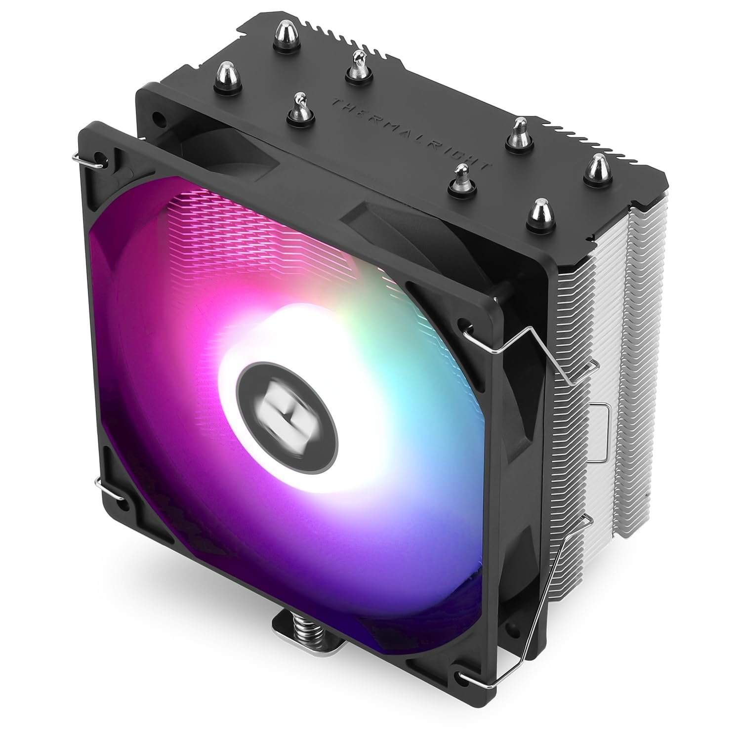Thermalright Assassin X 120R SE V2 CPU Cooler, 4×6mm Heat Pipes, 1550RPM Speed 120mm RGB PWM Quiet Fan CPU Cooler with S-FDB Bearing, for AMD AM4 AM5/Intel 1700/1150/1151/1200/1851