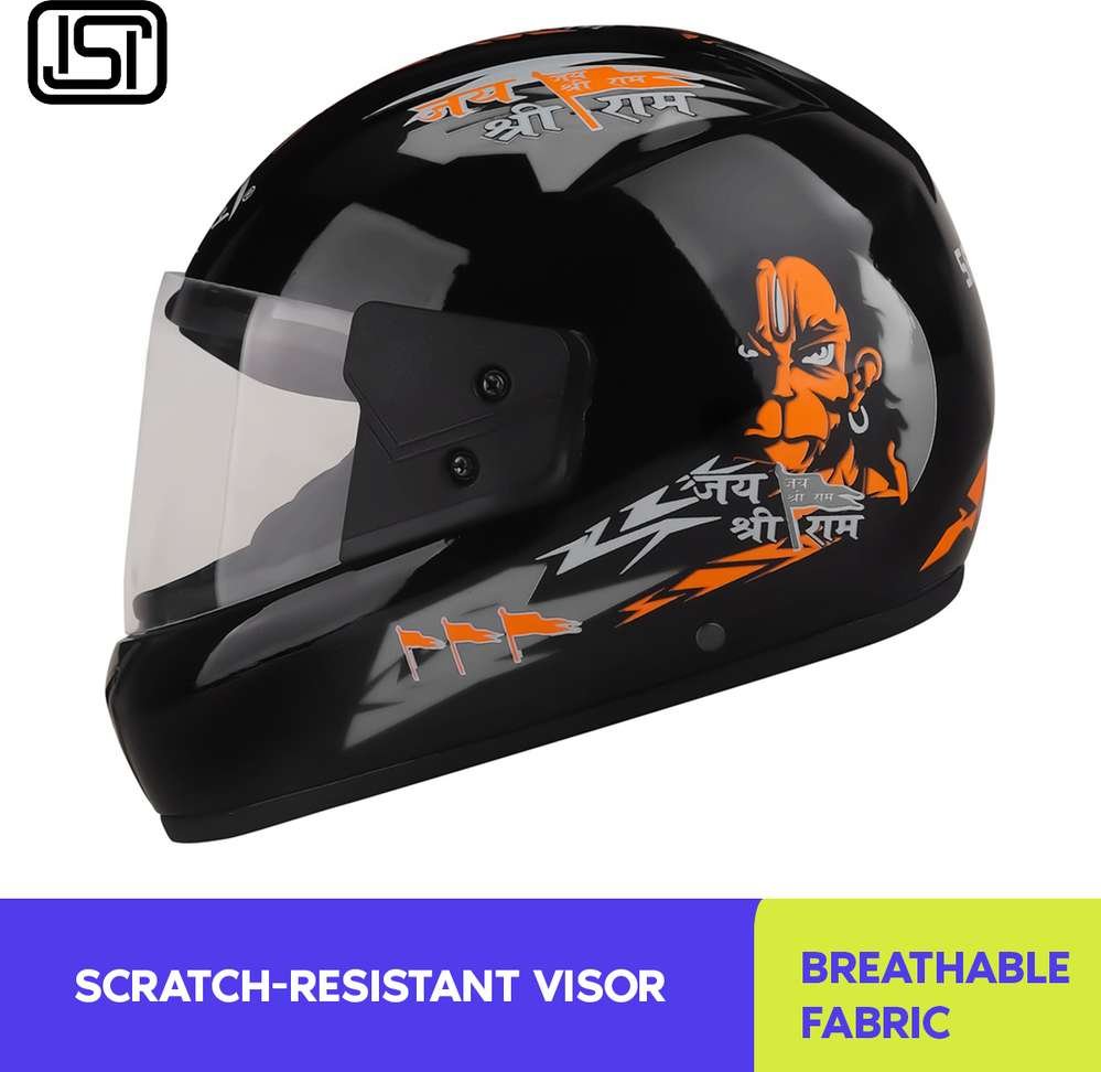 fuery 2 jali hanuman grafics full face helmet motorbike