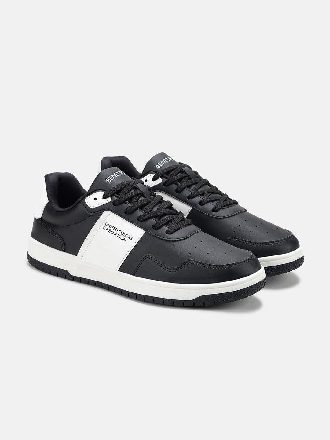 Buy United Colors Of Benetton Men Colourblocked PU Sneakers -  - Footwear for Men