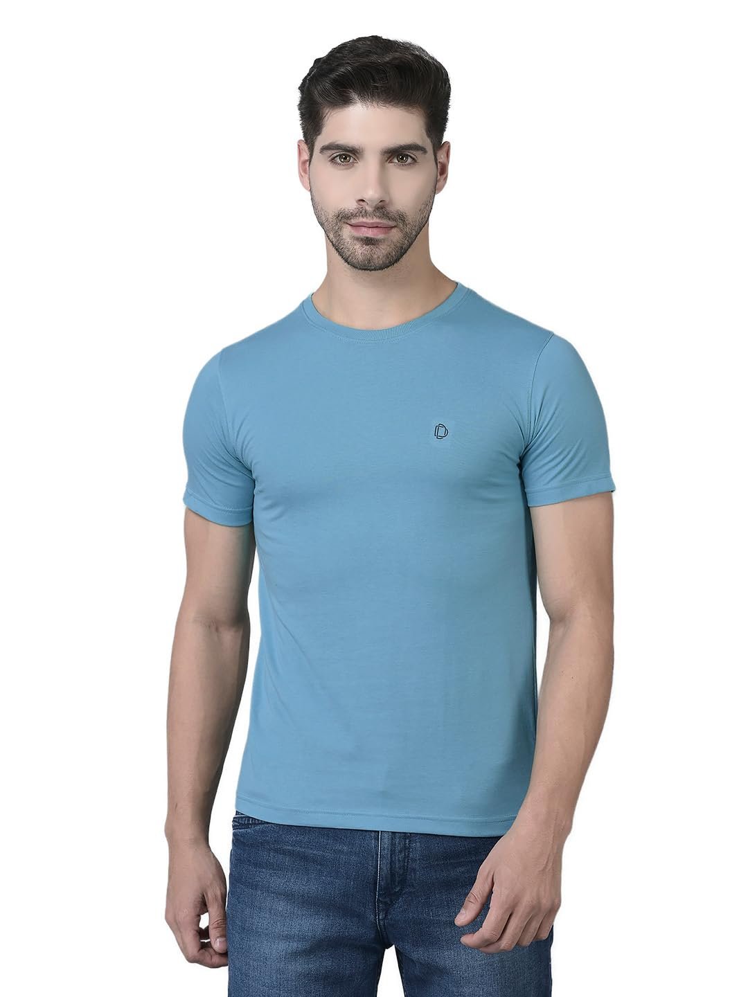 Dollar Super Combed Cotton Mens Assorted Solid T-Shirt